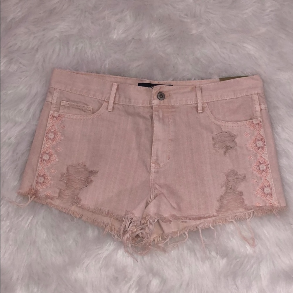 Brand New Peach Hollister Shorts